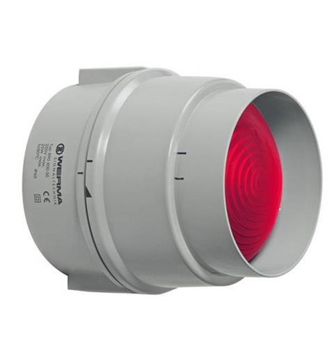 LED Traffic Light 890  24vDC 1:RED Permanent LED IP65 (12-24vDC)